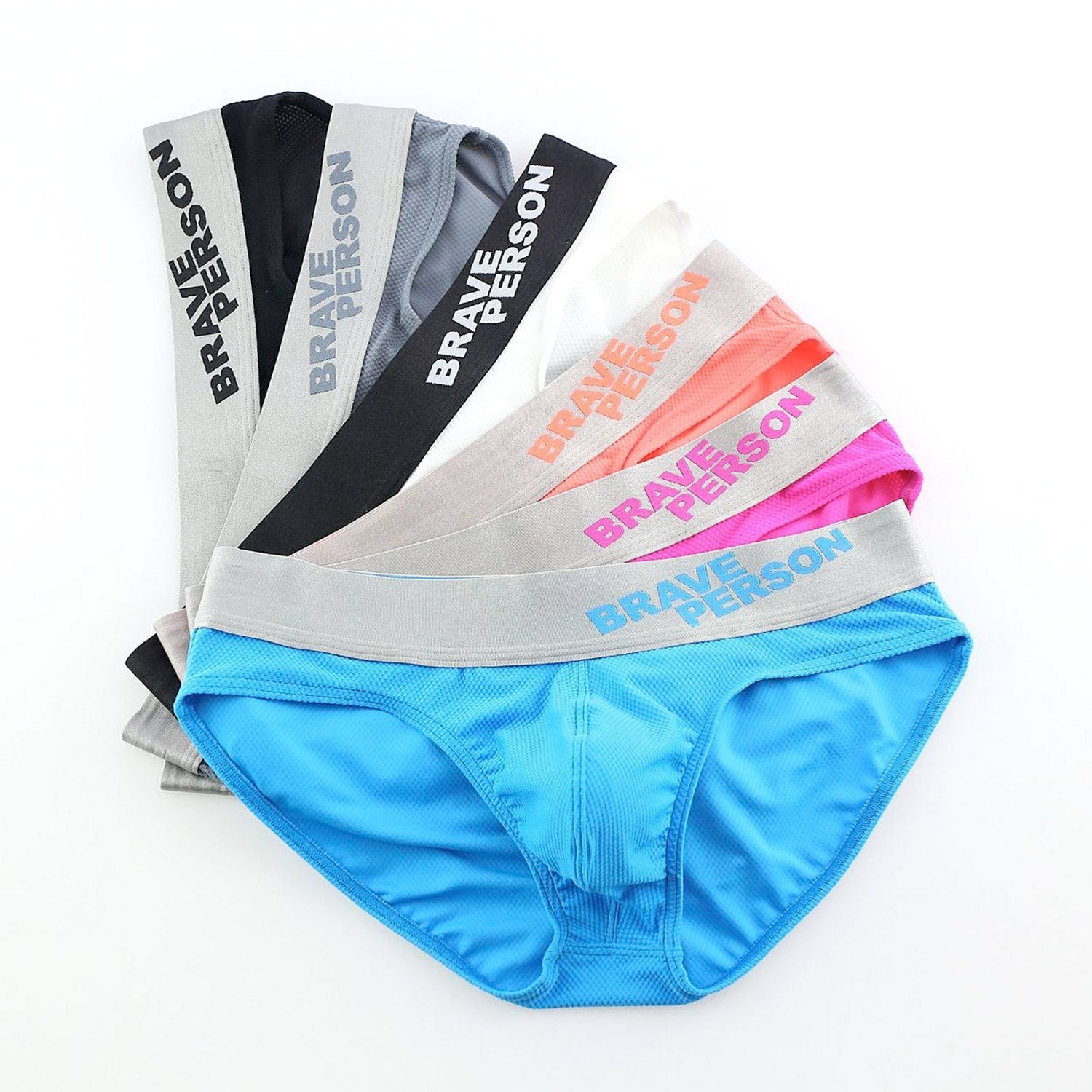 Brave Person Bold Band Briefs 3-Pack | dmunderwear detail image 19