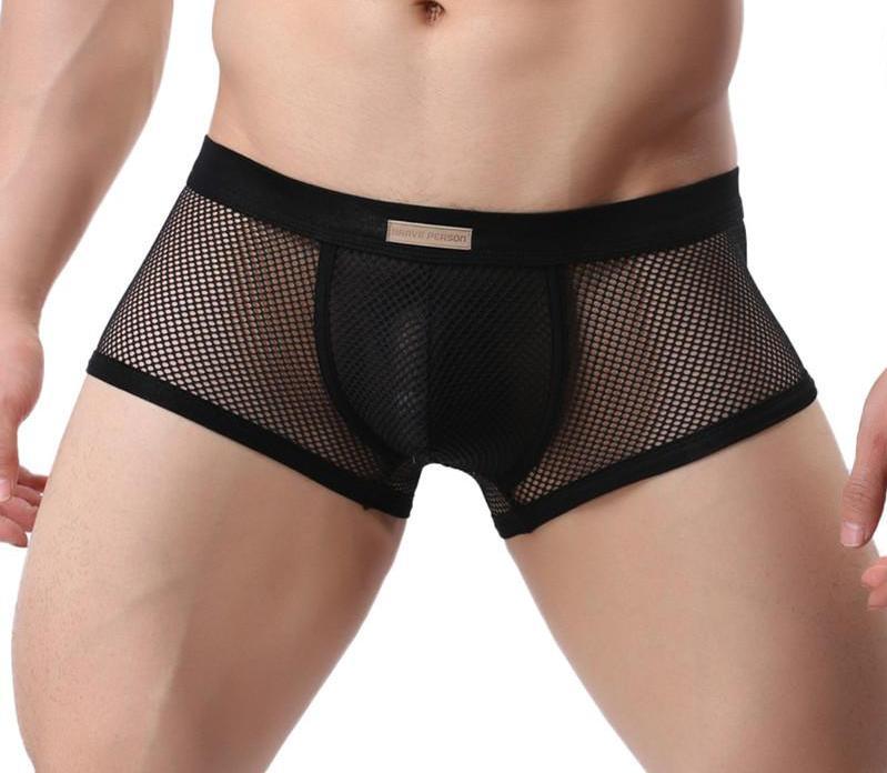 Brave Person Mesh Boxer Briefs | dmunderwear detail image 2