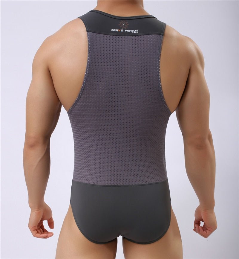Brave Person Mesh Singlet | dmunderwear detail image 2