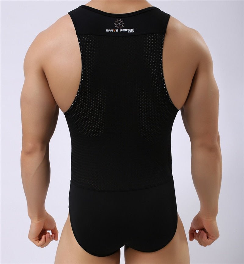Brave Person Mesh Singlet | dmunderwear detail image 9