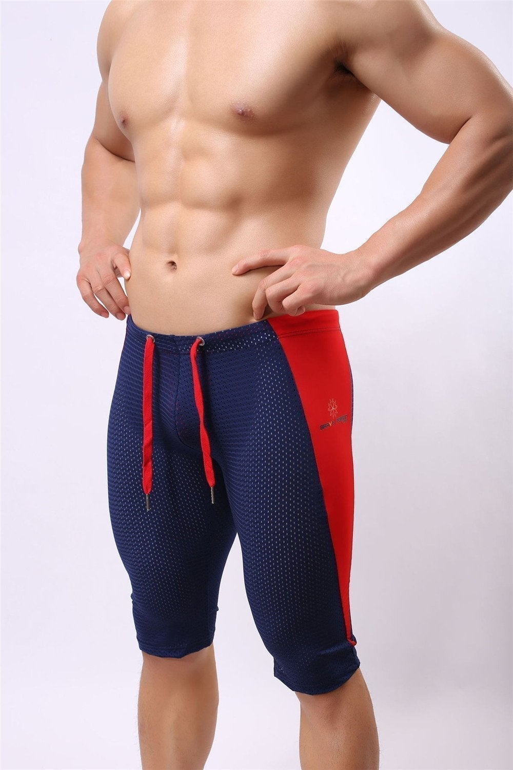 Brave Person Mesh Workout Shorts | dmunderwear detail image 5