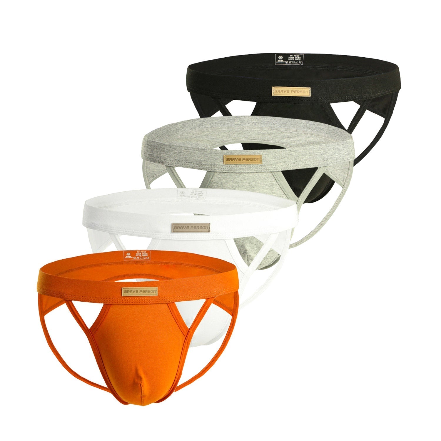 Brave Person Show-It Jockstrap 4-Pack | dmunderwear