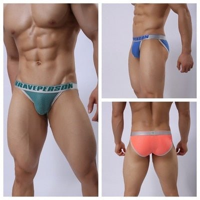 Brave Person Sideshow Briefs 3-Pack | dmunderwear detail image 3