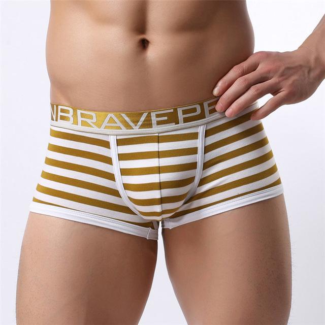 Brave Person Striped Boxer Briefs | dmunderwear detail image 2