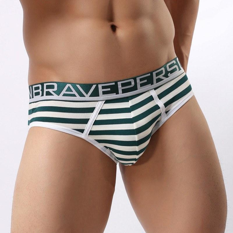 Brave Person Striped Briefs | dmunderwear detail image 9