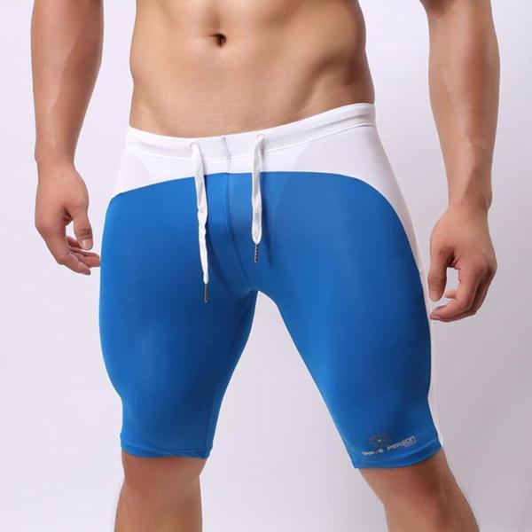 Brave Person Two Toned Knee High Workout Shorts | dmunderwear detail image 3