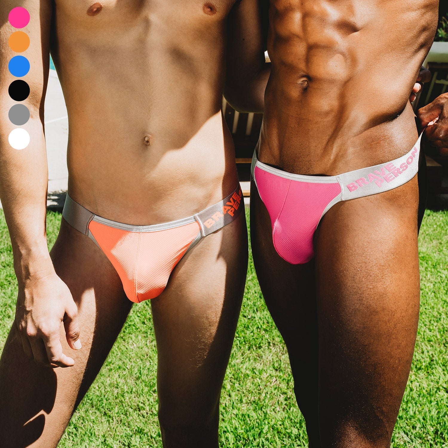 Brave Person Two-toned Thong | dmunderwear