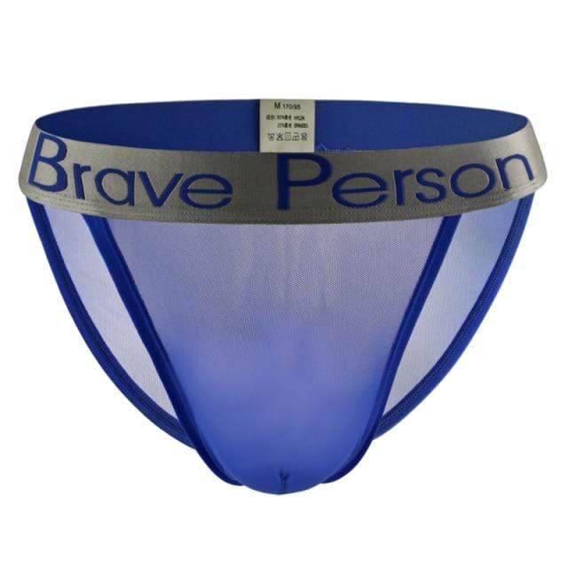 Brave Sheer Tanga Briefs | dmunderwear detail image 2