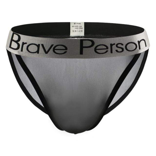 Brave Sheer Tanga Briefs | dmunderwear detail image 3