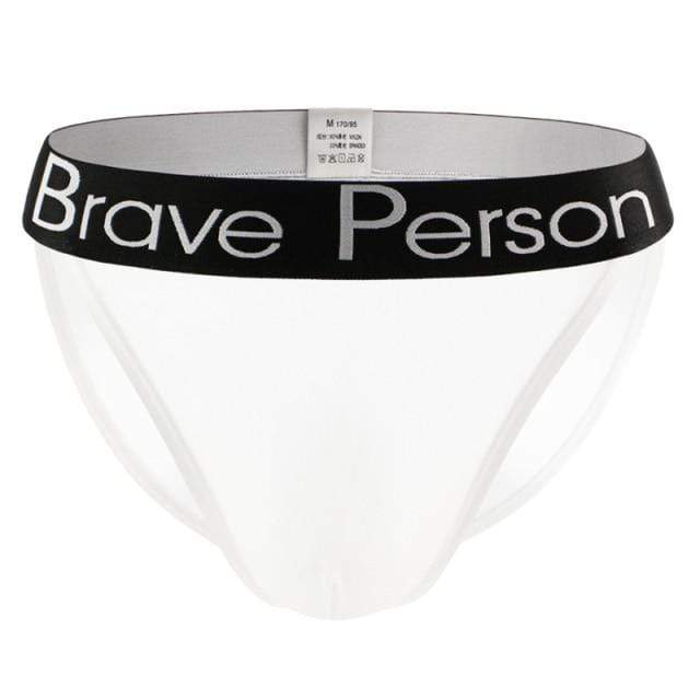 Brave Sheer Tanga Briefs | dmunderwear detail image 7