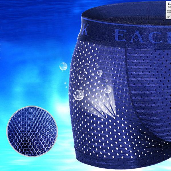 3Pcs Men's Mesh Thin Ice Silk Underwear | dmunderwear detail image 11