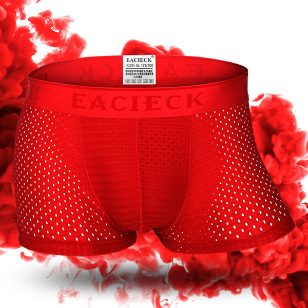 3Pcs Men's Mesh Thin Ice Silk Underwear | dmunderwear detail image 19