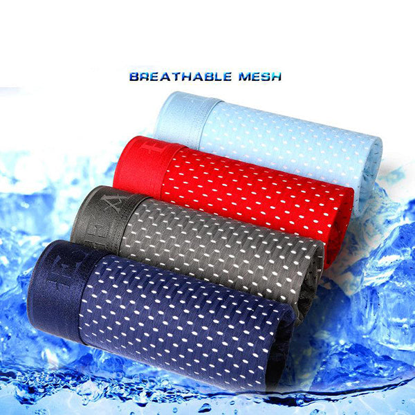 3Pcs Men's Mesh Thin Ice Silk Underwear | dmunderwear detail image 4