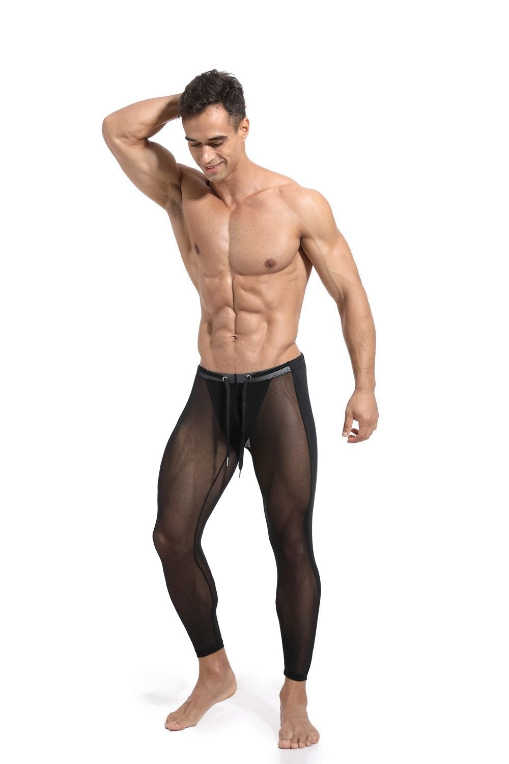 Breathable Mesh Leggings | dmunderwear detail image 2