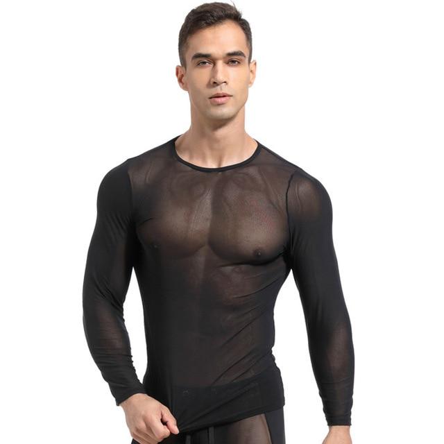 Breathable Mesh Long Sleeve Top | dmunderwear