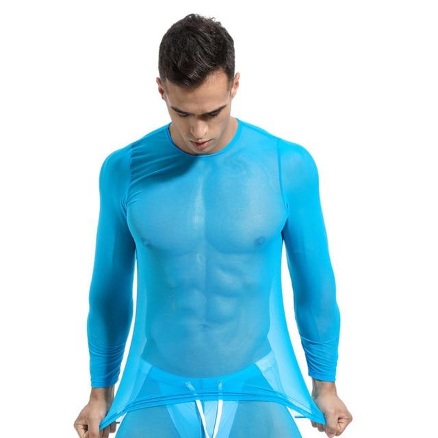 Breathable Mesh Long Sleeve Top | dmunderwear detail image 10