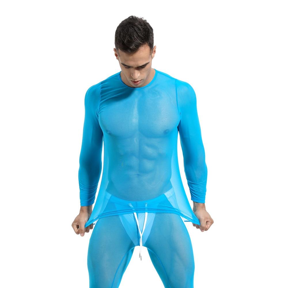 Breathable Mesh Long Sleeve Top | dmunderwear detail image 11