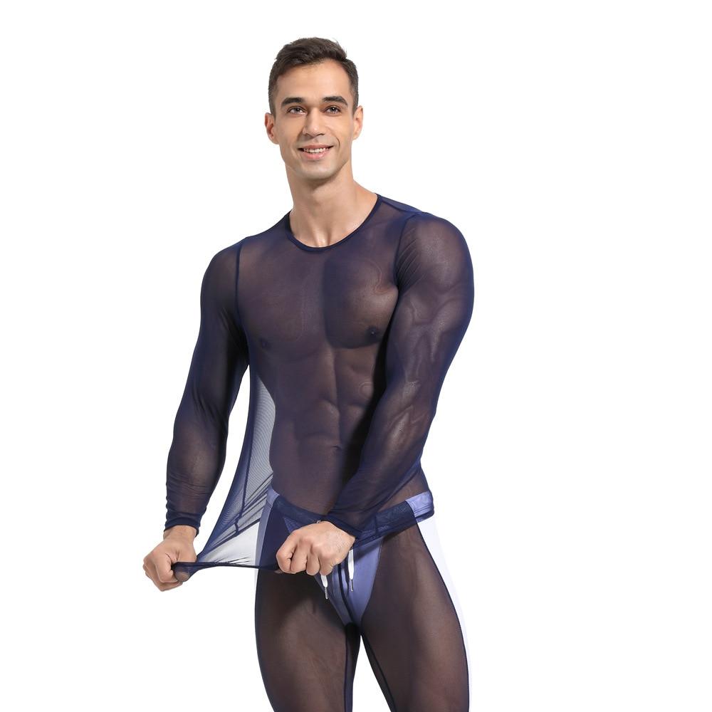 Breathable Mesh Long Sleeve Top | dmunderwear detail image 2