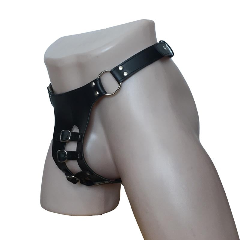 Buckle Chastity Briefs | dmunderwear detail image 3