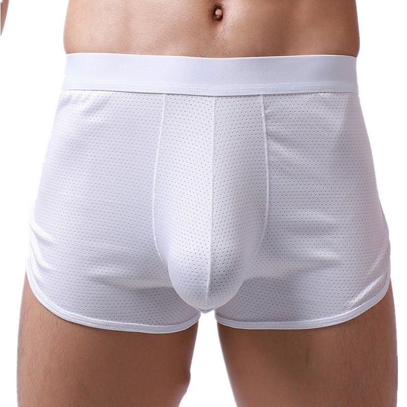 Pouched Retro Shorts | dmunderwear detail image 4