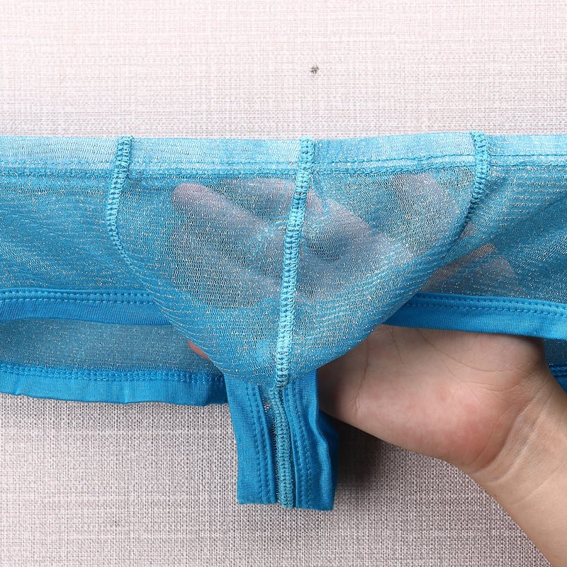 Buns Out Sparkle Mesh Briefs | dmunderwear detail image 3
