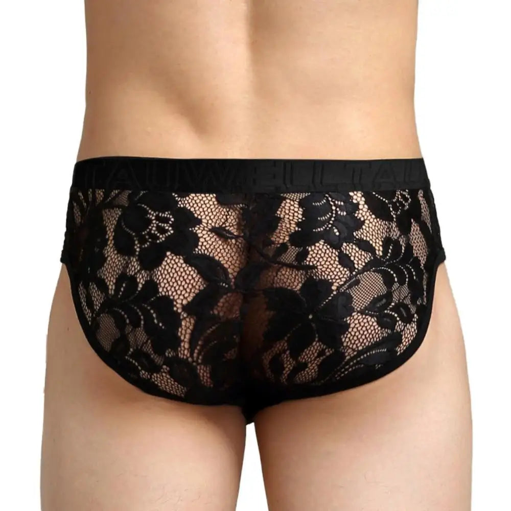 Burlesque Lace Briefs | dmunderwear detail image 2