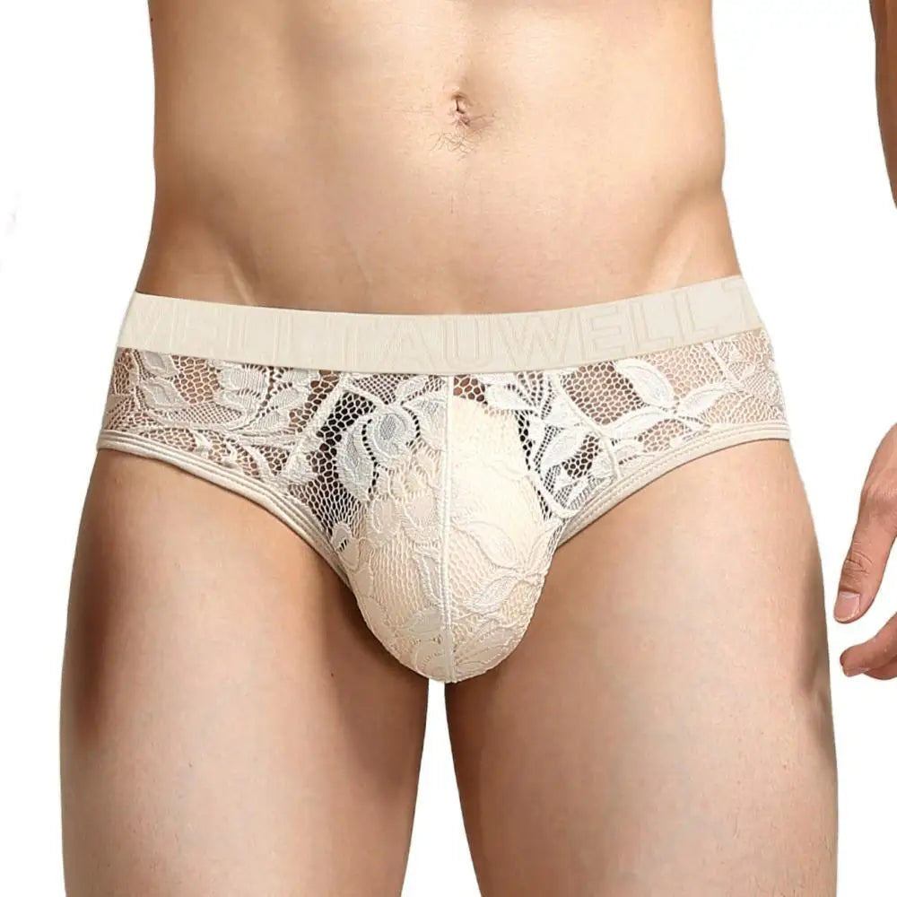 Burlesque Lace Briefs | dmunderwear detail image 3