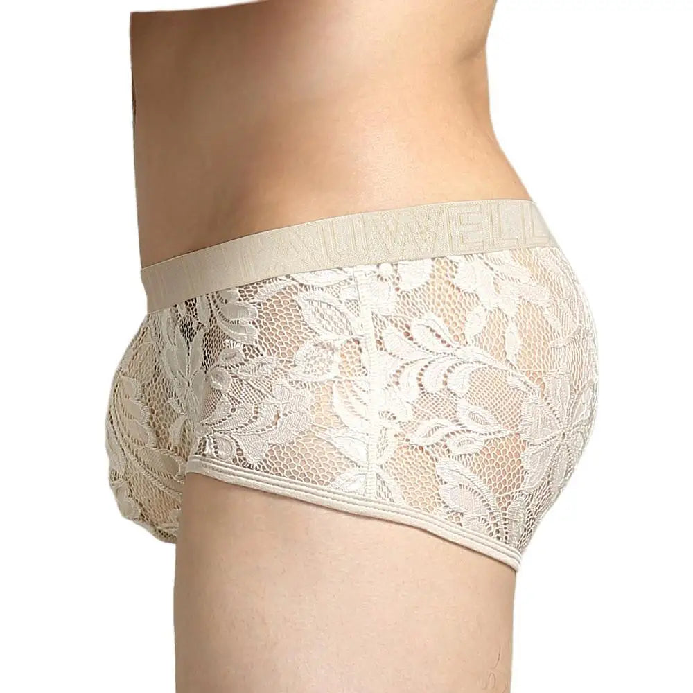 Burlesque Lace Trunks | dmunderwear detail image 2