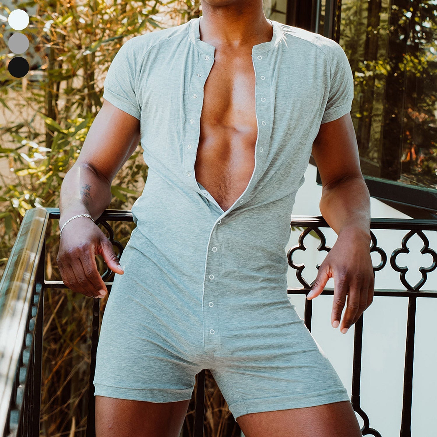 Button Up Onesie | dmunderwear