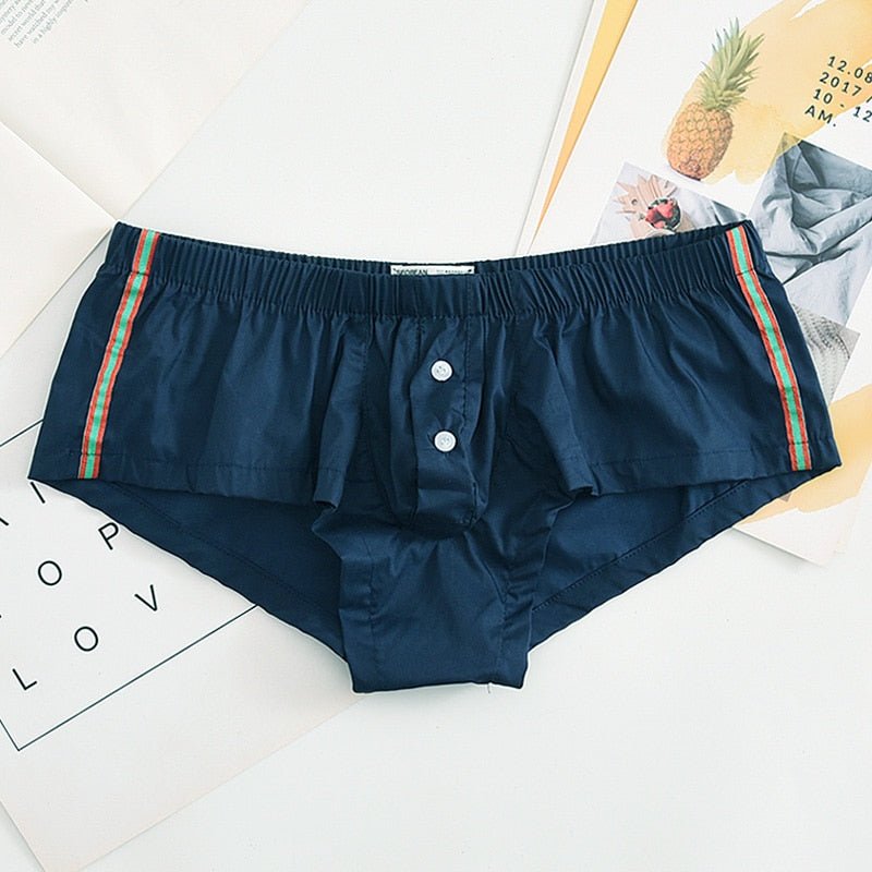 Buttoned Lounge Boxer Shorts | dmunderwear detail image 17