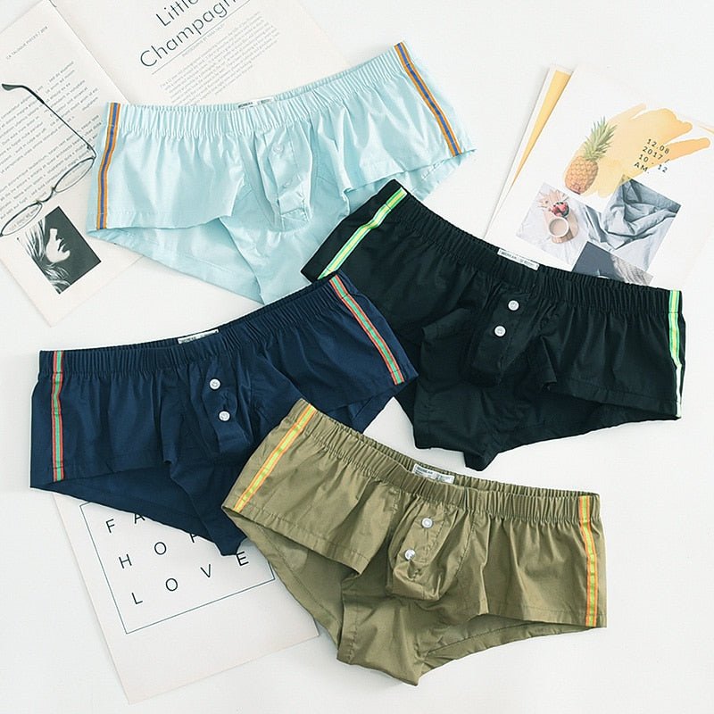 Buttoned Lounge Boxer Shorts | dmunderwear detail image 19
