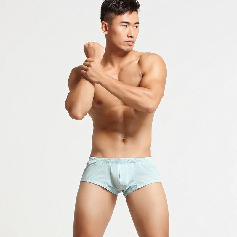 Buttoned Lounge Boxer Shorts | dmunderwear detail image 3