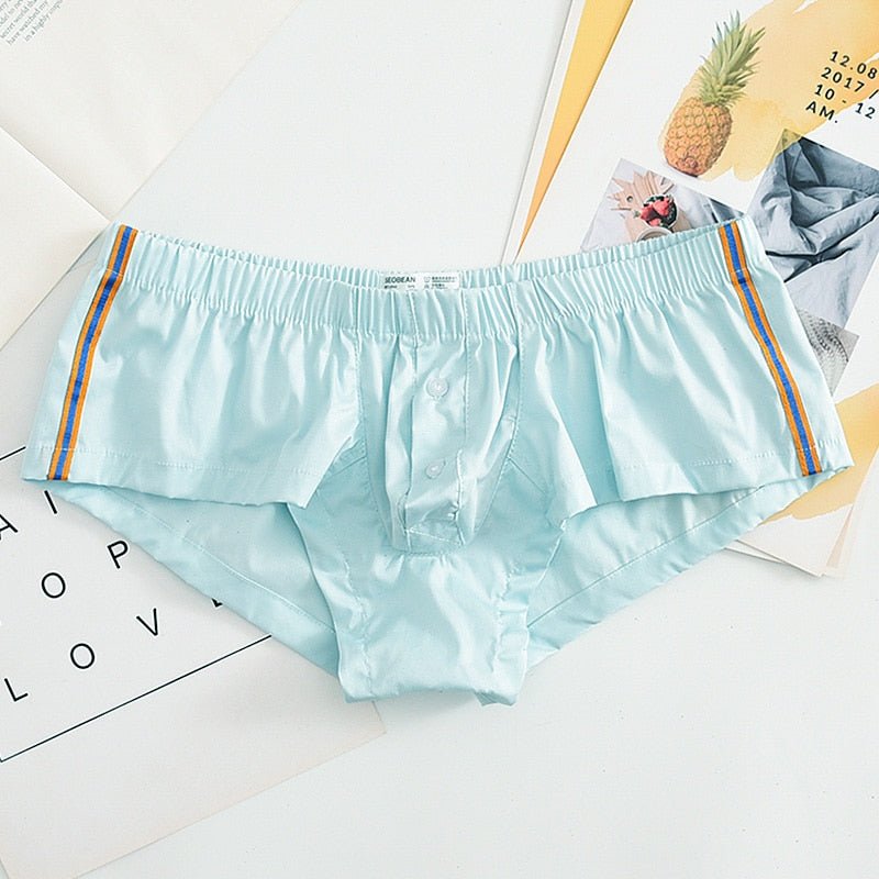 Buttoned Lounge Boxer Shorts | dmunderwear detail image 5