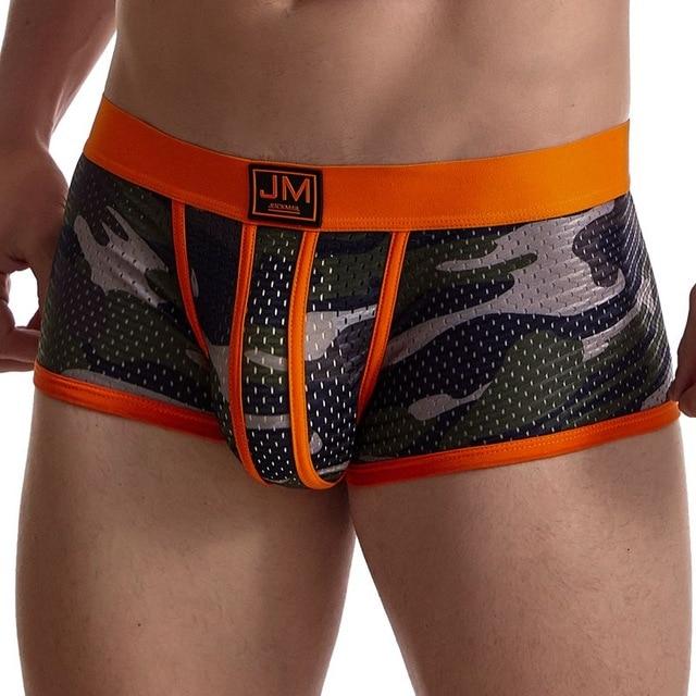 Camo Mesh Boxer Briefs | dmunderwear detail image 4