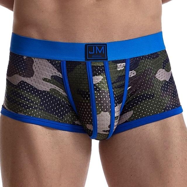 Camo Mesh Boxer Briefs | dmunderwear detail image 7