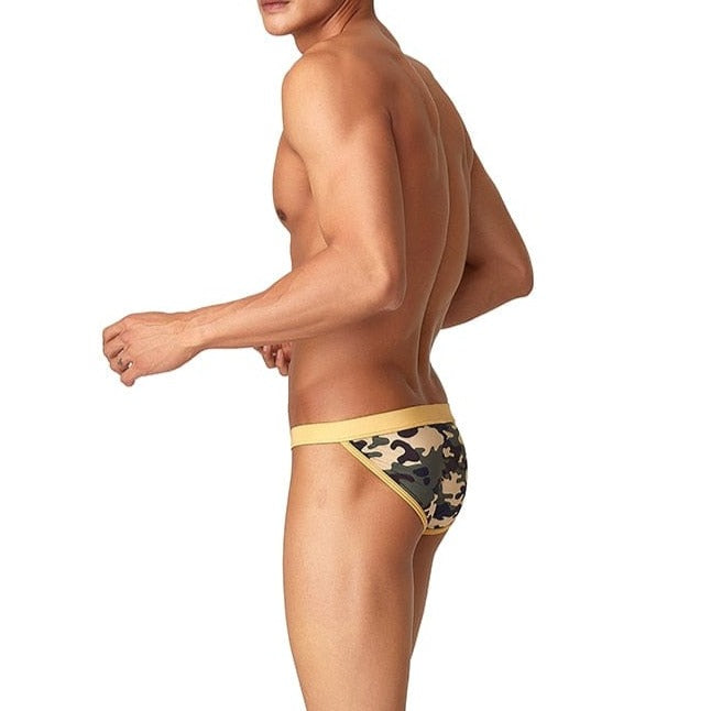 Camo Tanga Briefs | dmunderwear detail image 3
