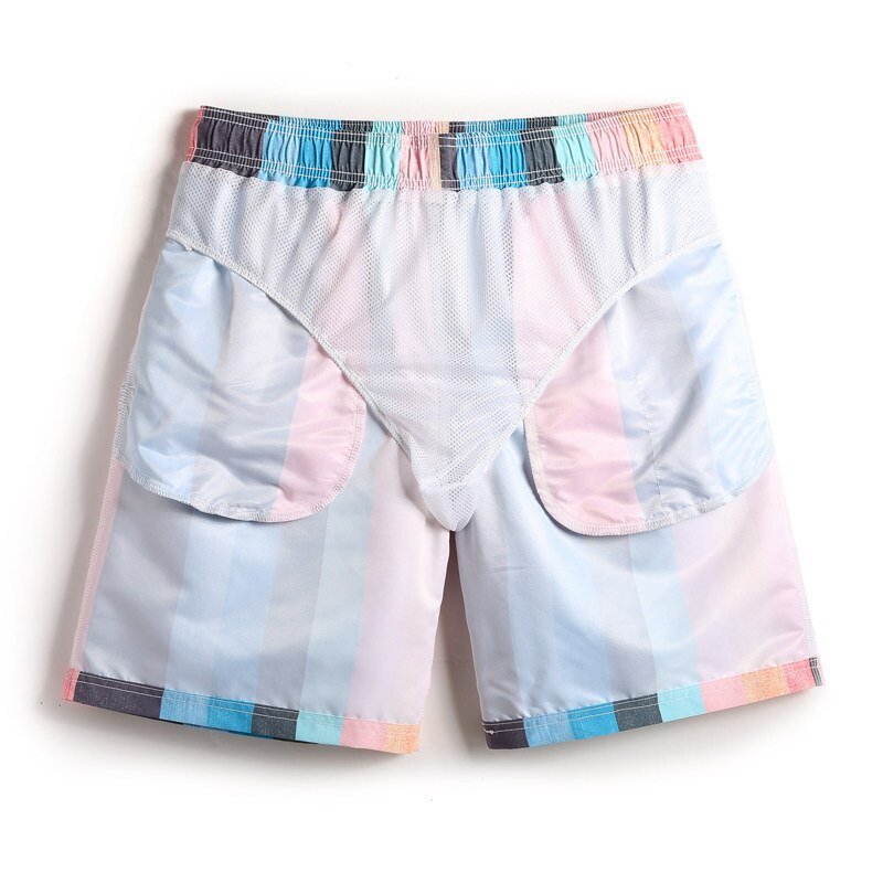 Candy Shop Stripe Board Shorts | dmunderwear detail image 3