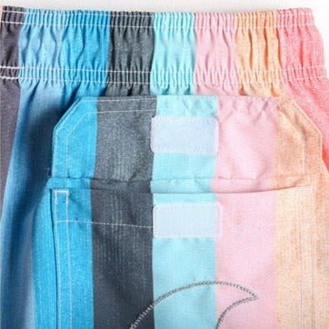 Candy Shop Stripe Board Shorts | dmunderwear detail image 5