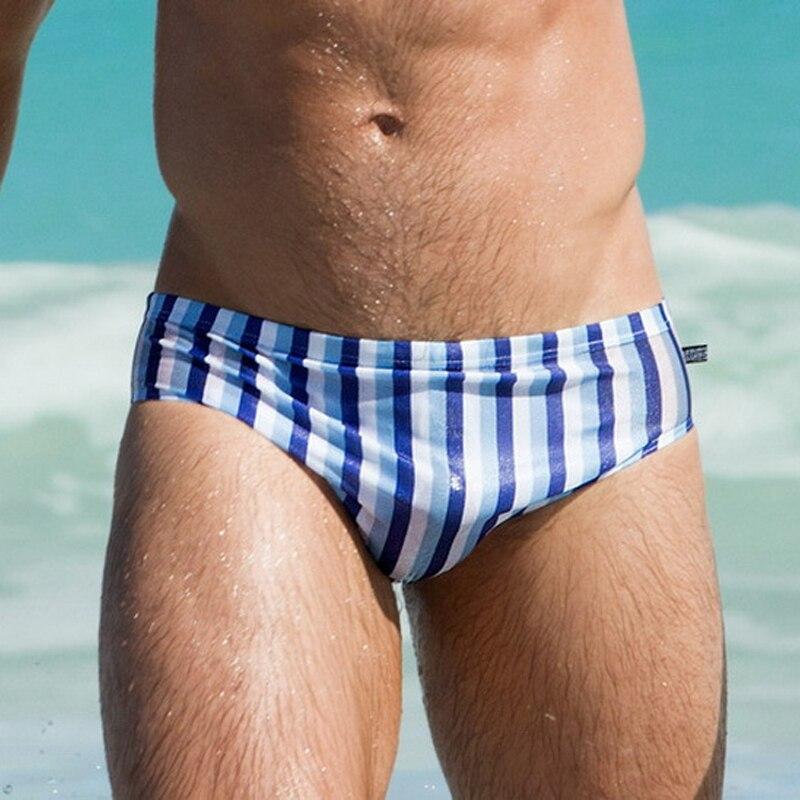 Candy Striped Swim Briefs | dmunderwear