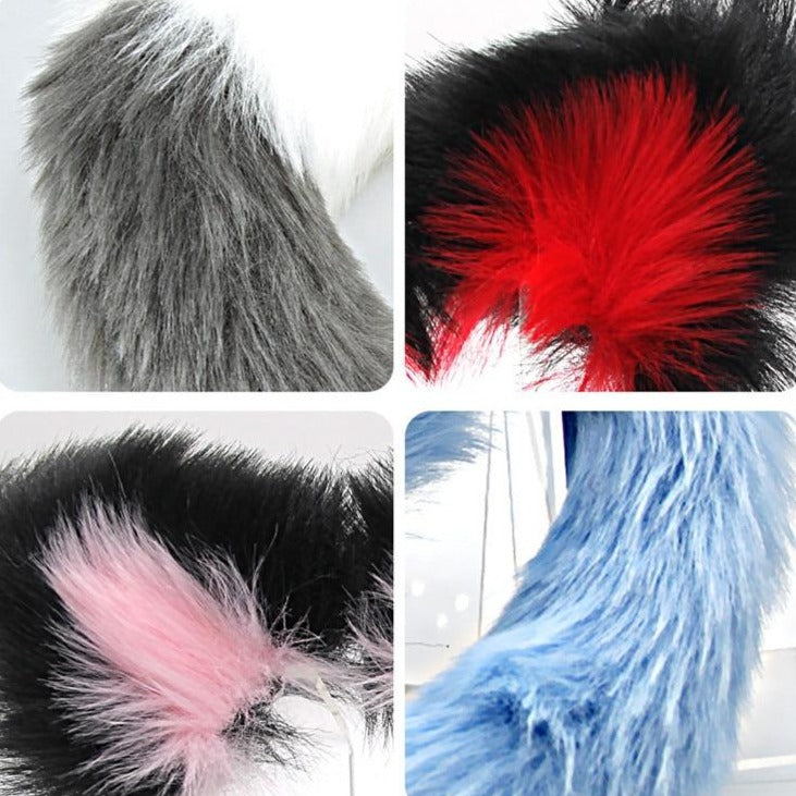 Cat Tail Butt Plug With Ear Headband | dmunderwear detail image 3