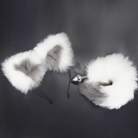 Cat Tail Butt Plug With Ear Headband | dmunderwear detail image 7