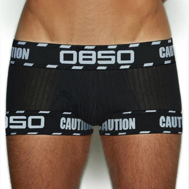 Caution Mesh Boxer Briefs | dmunderwear detail image 3
