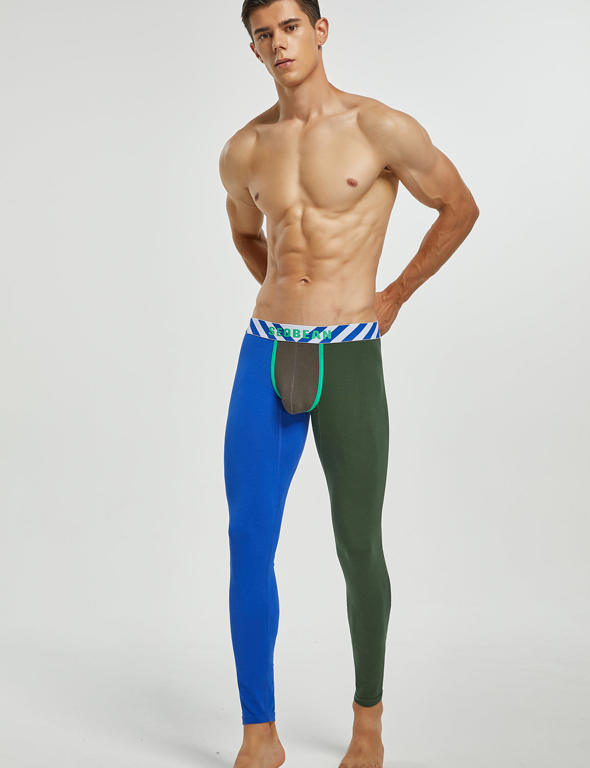 Color Block Long John 220402 | dmunderwear detail image 10