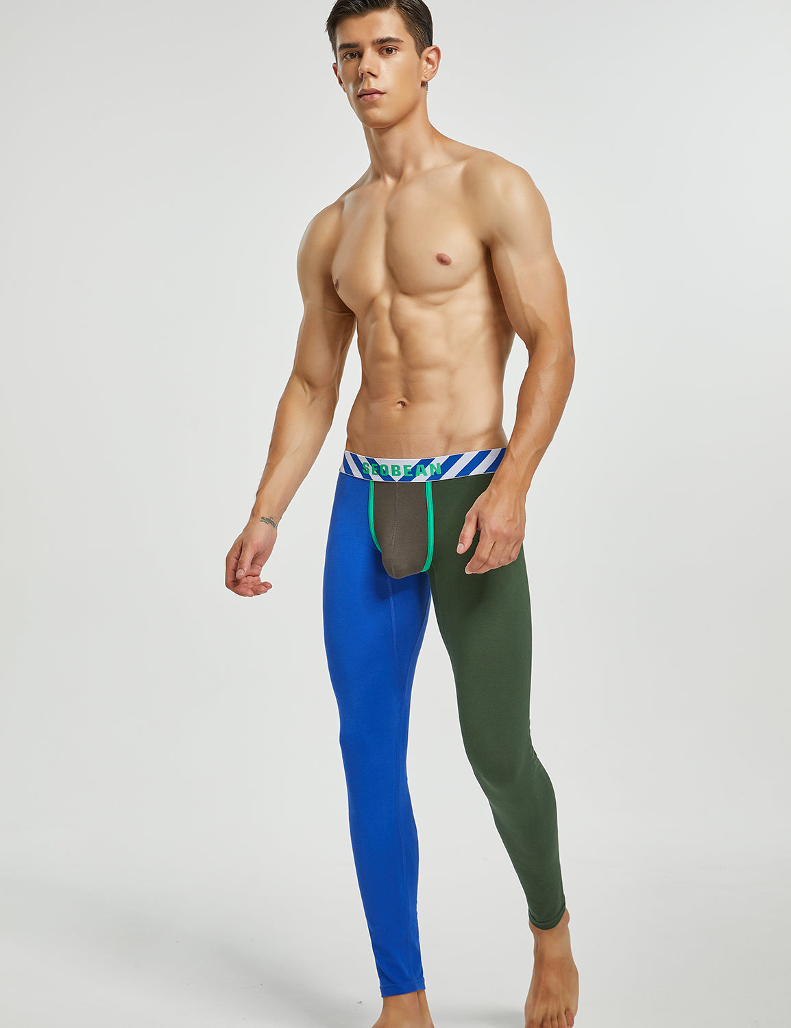 Color Block Long John 220402 | dmunderwear detail image 12