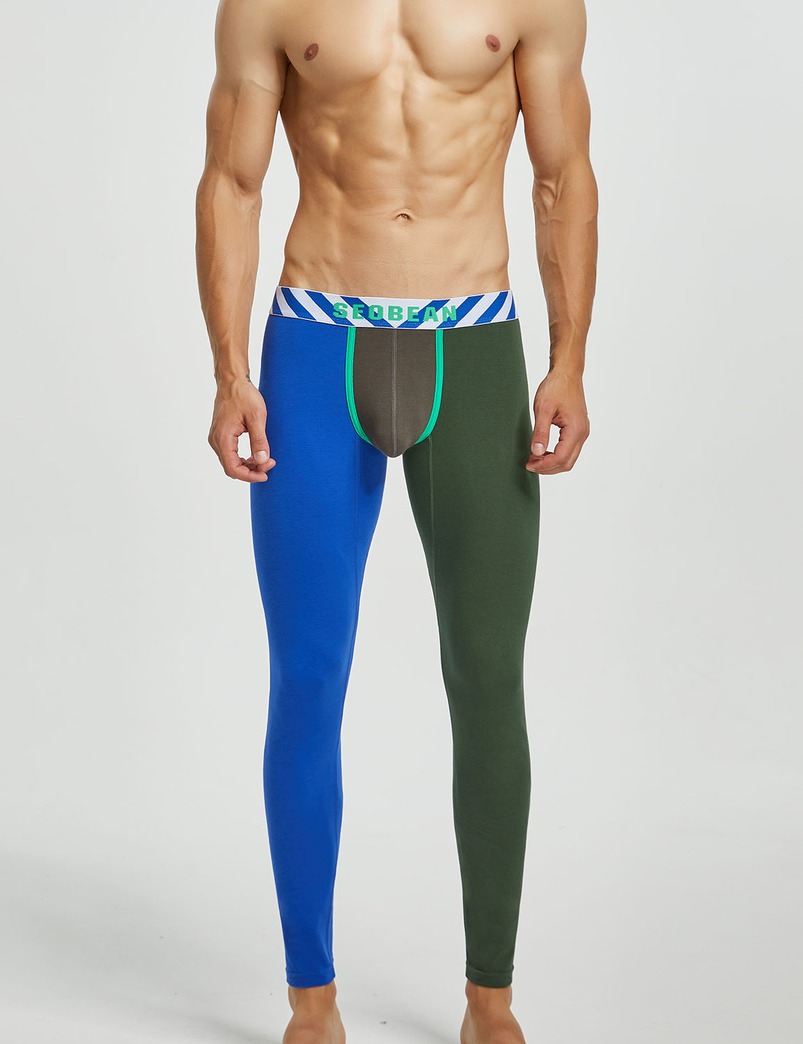Color Block Long John 220402 | dmunderwear detail image 3