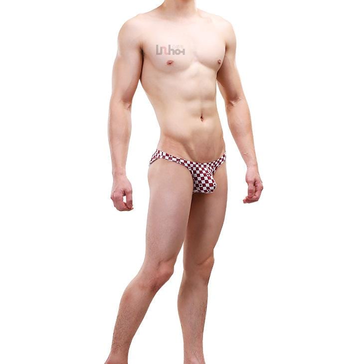 Checkered Bikini Briefs | dmunderwear detail image 10