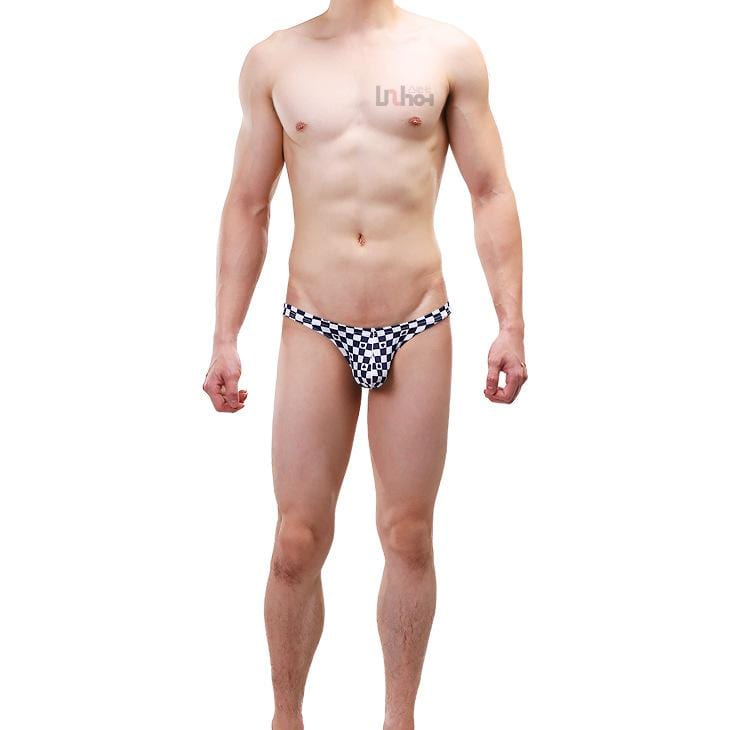 Checkered Bikini Briefs | dmunderwear detail image 5