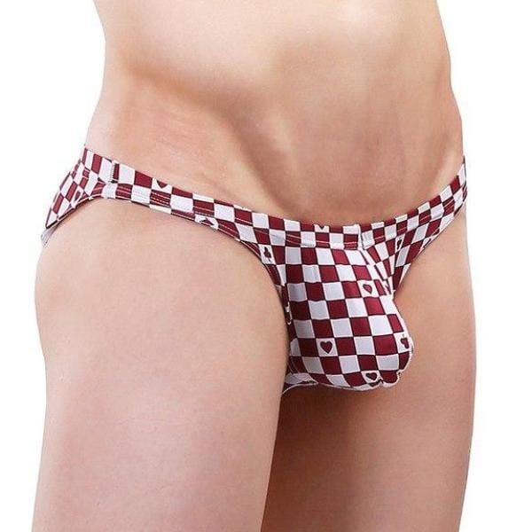 Checkered Bikini Briefs | dmunderwear detail image 8