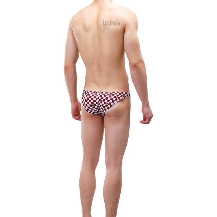 Checkered Bikini Briefs | dmunderwear detail image 9
