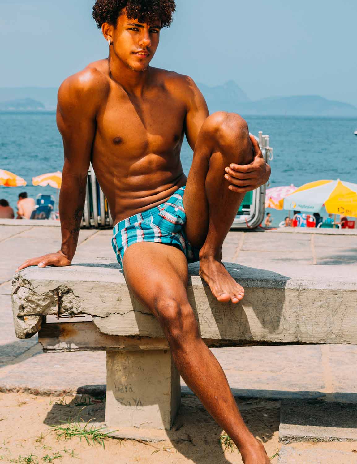 Checkered Fit Trunks 90510 | dmunderwear detail image 2